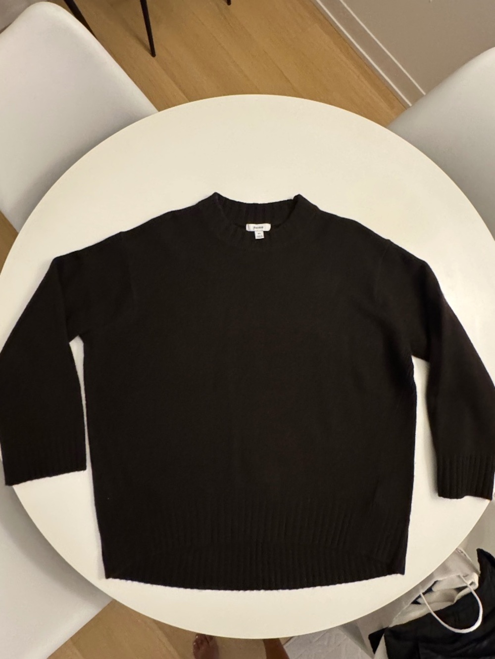 Reiss Libby Wool and Cashmere Sweater in Chocolate - XS